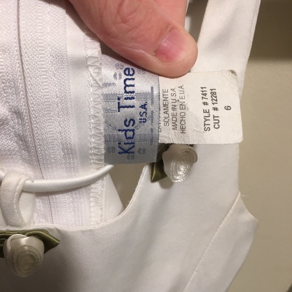 Kids Time USA white dress - Picture 3 of 3